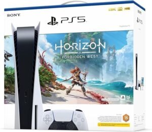 Playstation Console Sony 5 Édition Standard Blanche + Horizon Forbidden EU